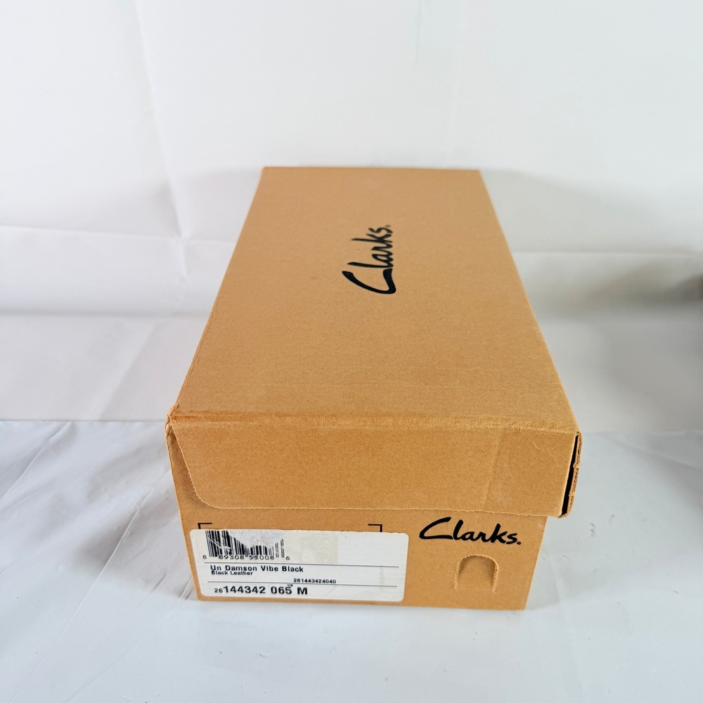 Clarks Un Damson Vibe Black Leather Mary Jane Block Heels Size 6.5 M - Picture 11 of 11